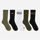 ELLESSE 5PK MENS SOCKS MSHEL1787