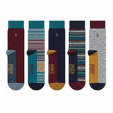 Penguin 5PK MENS SOCKS MSHPE1709