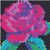 Pixel Rose Quilt
