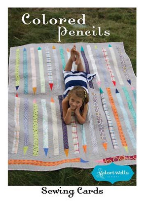 Colored Pencils Sewing Card