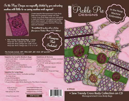 Sew Trendy Cross Body Collection with CD