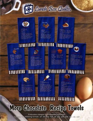 More Chocolate Recipe Towels with USB