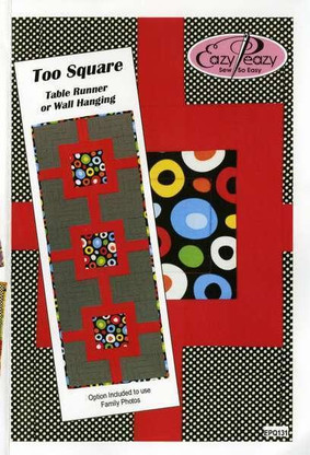 Too Square Table Runner or Wall Hanging