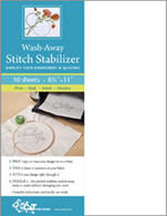 Wash-Away Stitch Stabilizer