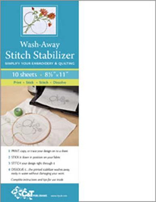 Wash-Away Stitch Stabilizer