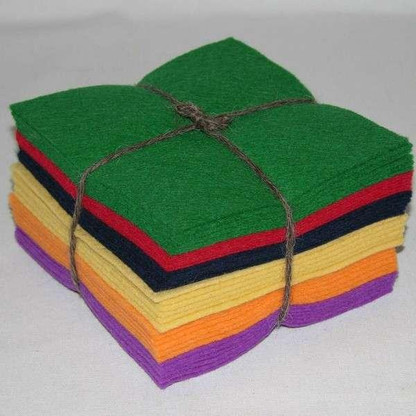 100% Wool Felt Classic Charm Pack