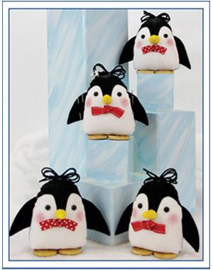 Percy the Penguin Pincushions & Ornaments