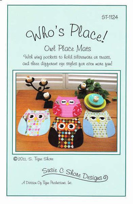 Who's Place! Owl Placemats