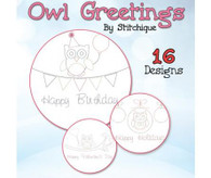 Owl Greetings with CD
