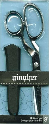 Gingher 8in Knife Edge Bent Scissors