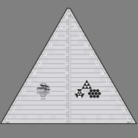 60 degree Triangle 12 1/2in