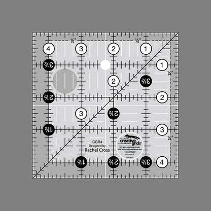 Quilting Ruler 4 1/2in Square