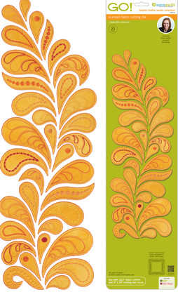 GO! Heather Feather Border Die by Sarah Vedeler