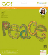 AccuQuilt GO! Die - Peace by Sarah Vedeler