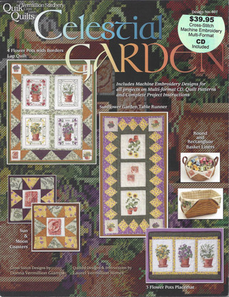 Celestial Garden with CD - Quik Cross Stitch Quilts