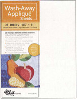 Wash-Away Applique Stabilizer 25 sheets 8-1/2in x 11in
