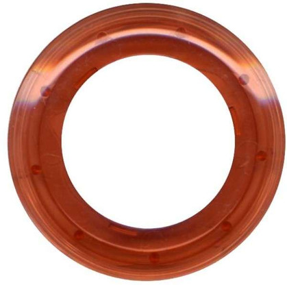Grommets 40mm Round 8/pkg Clear Rootbeer