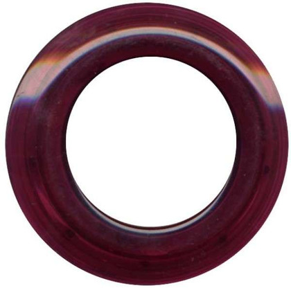 Grommets 40mm Round 8/pkg Clear Burgandy