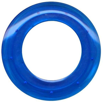 Grommets 25mm Round 8/pkg Clear Turquoise