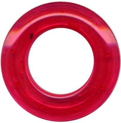 Grommets 25mm Round 8/pkg Clear Fuschia