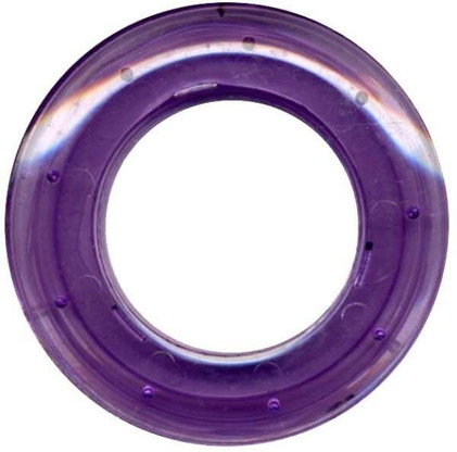 Grommets 25mm Round 8/pkg Clear Purple