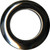Grommets 40mm Round 8/pkg Shiny Gunmetal
