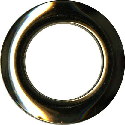 Grommets 40mm Round 8/pkg Shiny Brass