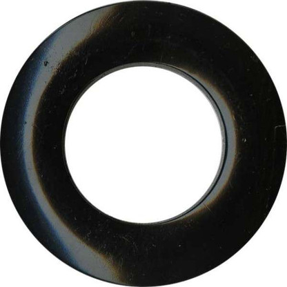 Grommets 25mm Round 8/pkg Matte Black