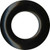 Grommets 25mm Round 8/pkg Matte Black