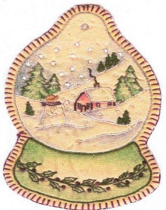 Vintage Ornaments Christmas - Snowglobe