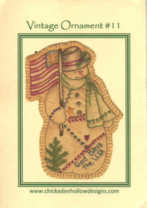 Vintage Ornaments Christmas - Snowman