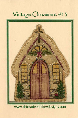 Vintage Ornaments Christmas - Church