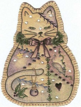 Vintage Ornaments Christmas - Cat