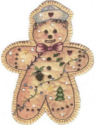 Vintage Ornaments Christmas - Gingerbread Boy
