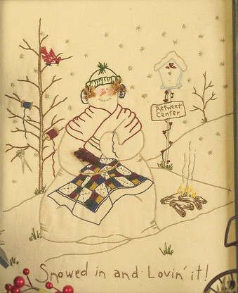 Quilting Snowladies - Snowed in' Lovin It
