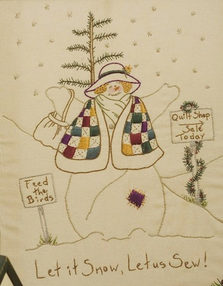 Quilting Snowladies - Let It Snow, Let Us Sew
