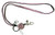 Rhinestone Bling Retractable Lanyard Pink