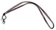 Rhinestone Bling Lanyard Light Pink