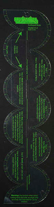 Quick Points Scallop Ruler 1-1/2in