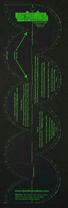 Quick Points Scallop Ruler 1/2in