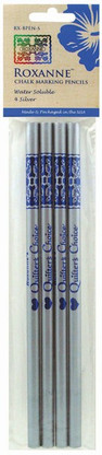 Roxanne Quilter's Choice Marking Pencils Silver 4ct