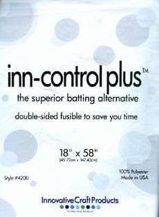 Inn-Control Plus Fusible Batting Alternative 58in x 18in