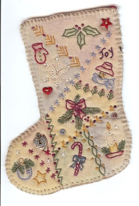 Vintage Ornaments Christmas - Stocking