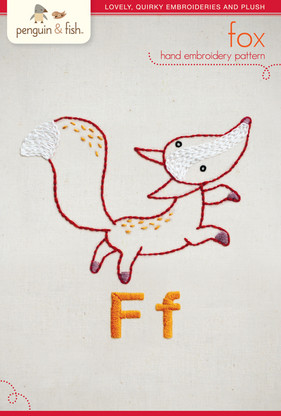F Fox Hand Embroidery