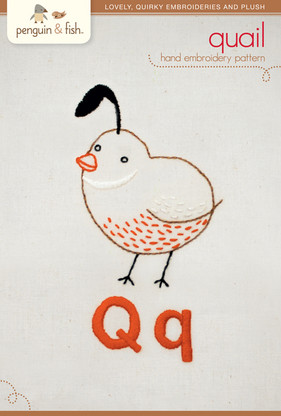 Q Quail Hand Embroidery