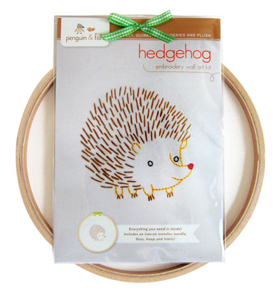 Hedgehog Hand Embroidery Kit