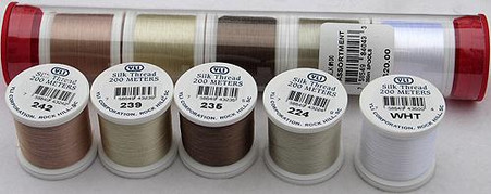 YLI Silk #100 Neutral Thread Assortment