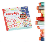 12 Large Spools Cotton Over the Rainbow by Edyta Sitar Aurifil Thread Set