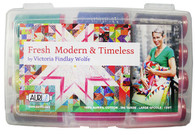 Aurifil Cotton 50 wt 12 Large Spools Victoria Findlay Woolfe Fresh Modern & Timeless Thread Collection