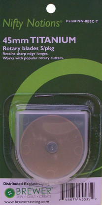 Rotary Blade 45mm Titanium 5 blades/pkg